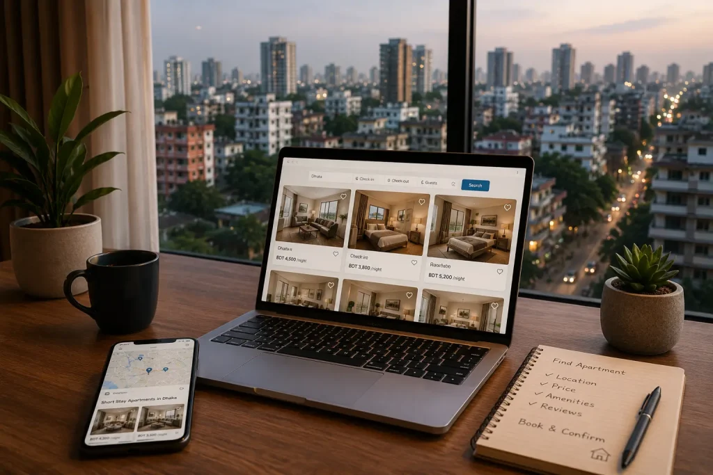 Where to Find and Book Short Stay Apartments in Dhaka
